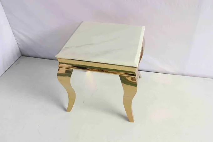 Scratch Resistance Gold Side Table Home Furniture For Living Room 1