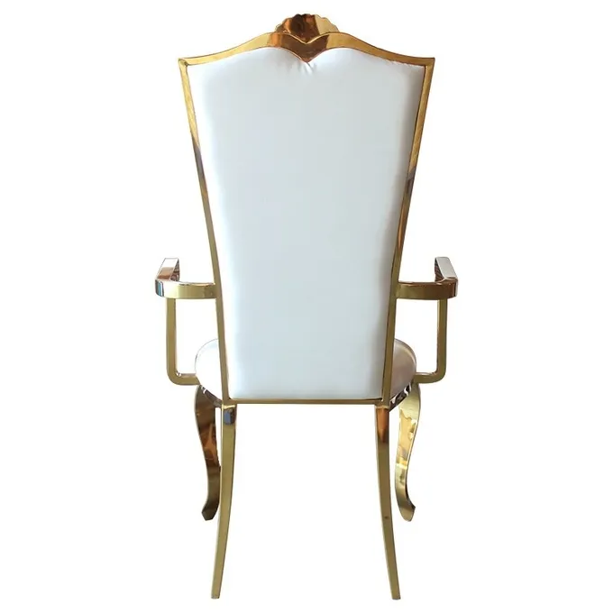 Elegant Strong Wedding Banquet Chair Gold Frame For Reception And Event 3