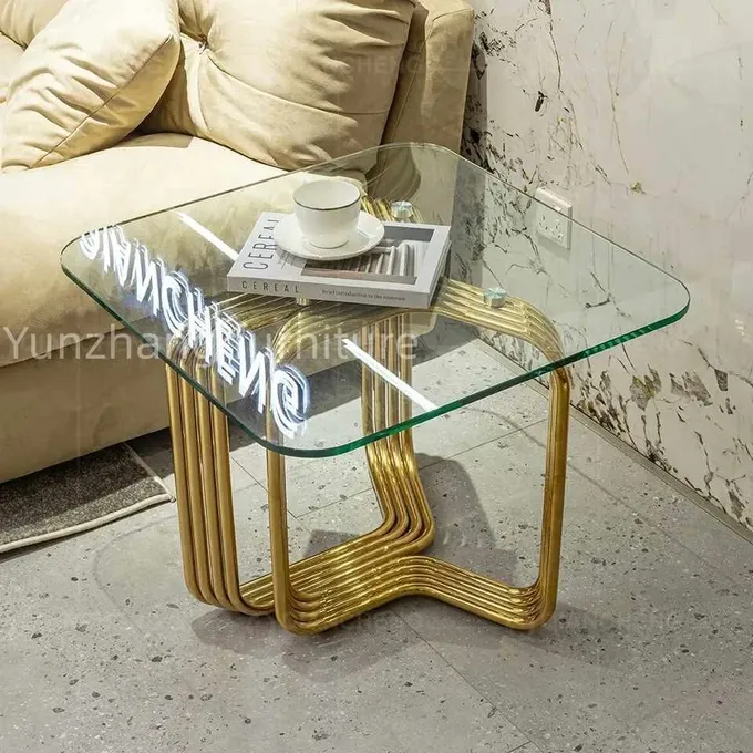 Luxury Square Coffee Table Modern Home Furniture Designed For Living Room 4