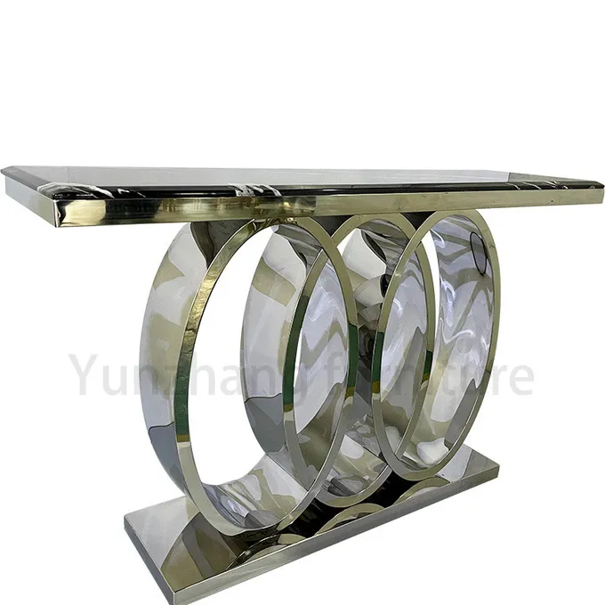 50-60kg Smooth Round Steel Stylish Tea Table For Industrial 40cm Width 0