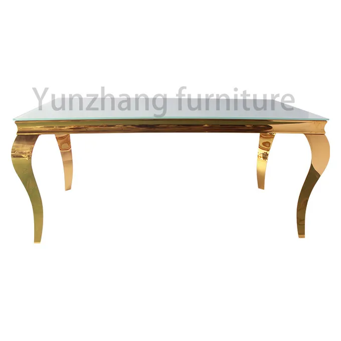 Simple Style SS 201 Marble Stone Dining Table Restaurant Hotel Furniture 2