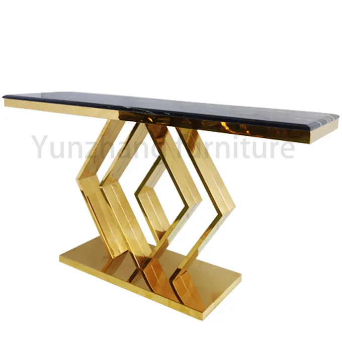 Elegant Durable Console Table 80cm Height Smooth Finish 0