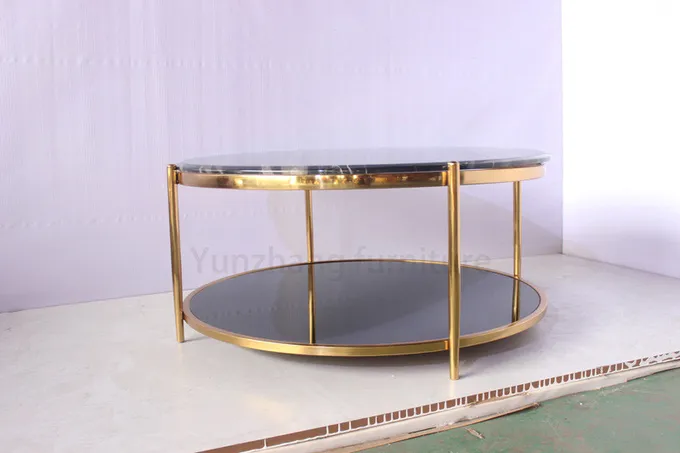 Luxury minimalist center coffee table living room furniture modern style 0