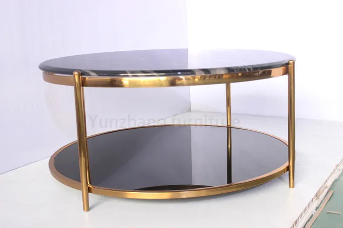 Luxury minimalist center coffee table living room furniture modern style 1