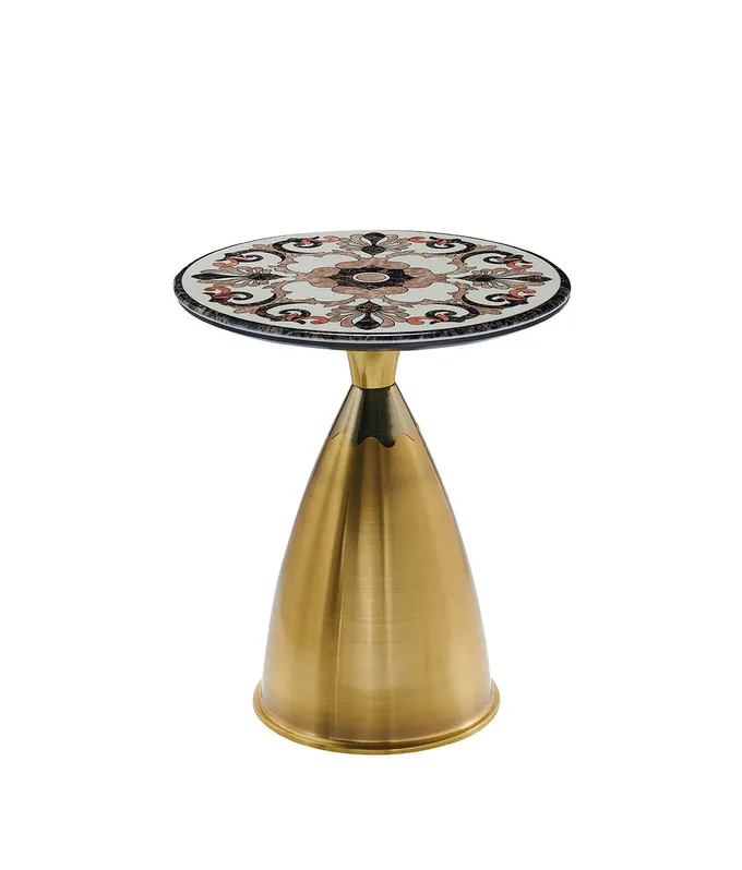 Modern glass center table stainless steel extendable tempered revolving golden coffee table Living room furniture 2