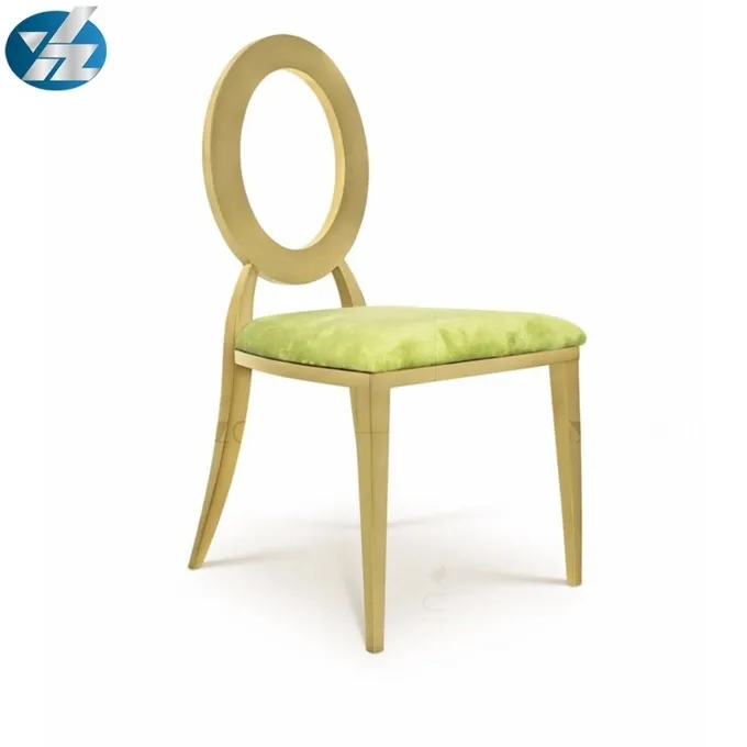 Hollow Back Round gold events chairs munufacturer 1