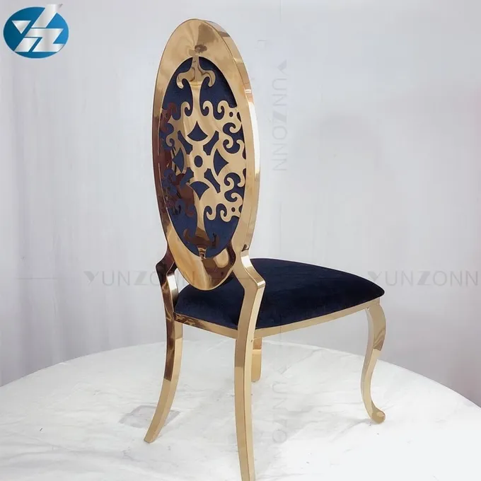 Factory direct sale  gold stacking banquet chair 2