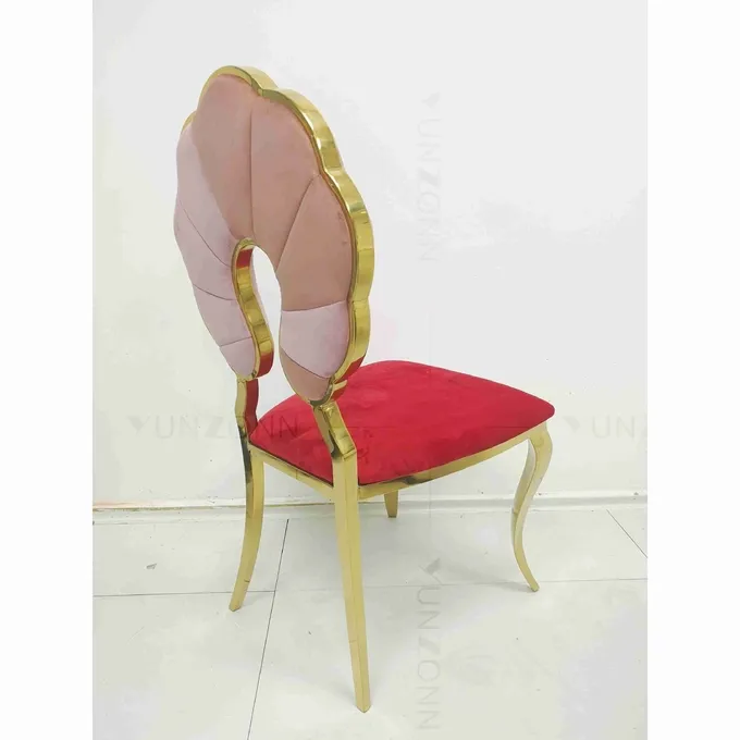 Hot-Sale New Fashion Colorful Chair with Could back design Stackable For Banquet 2