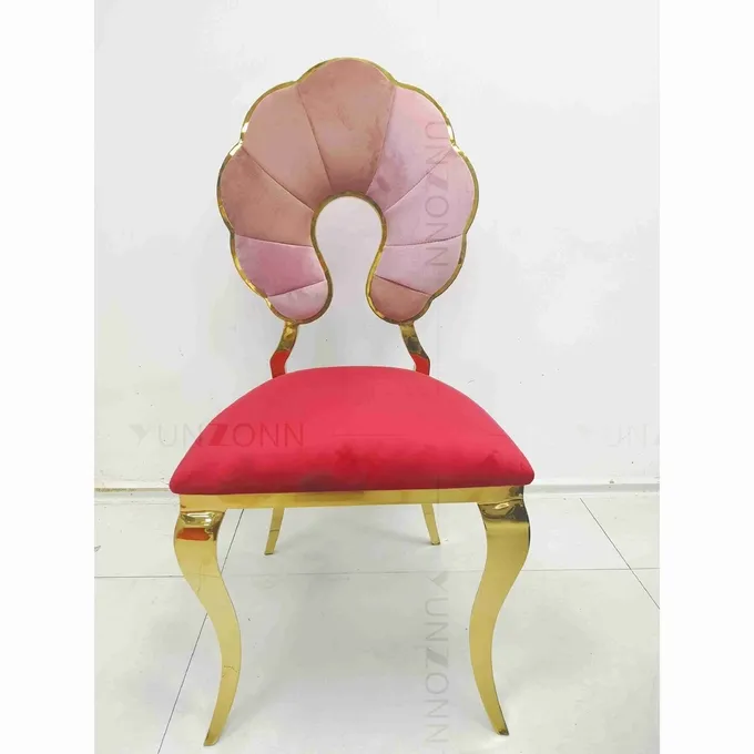 Hot-Sale New Fashion Colorful Chair with Could back design Stackable For Banquet 0