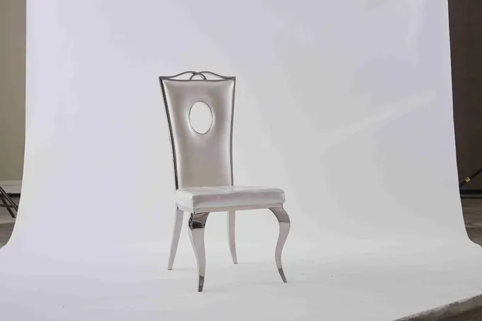 Coloured Velvet Dining Chairs Wedding Banquet Chair Hollow Design For Home 2