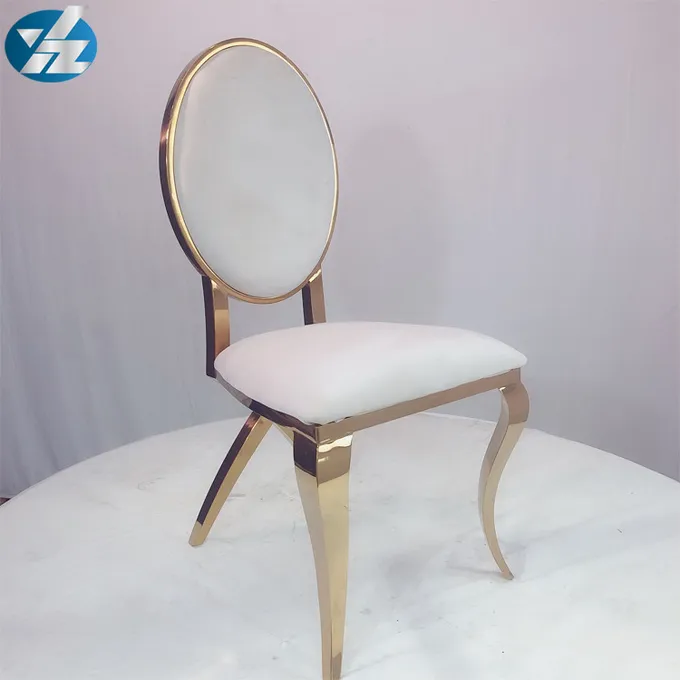 Cross Back Velvet Chair Chrome Legs Elegant White Wedding Banquet Chair 0