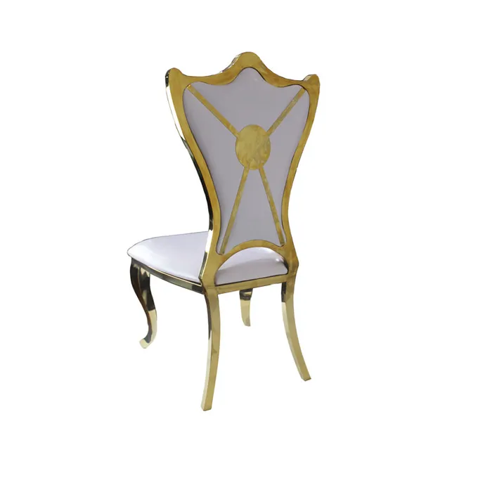 Wedding Crown Royal Chair Event Bride And Groom Chairs OEM Synthetic Leather 2