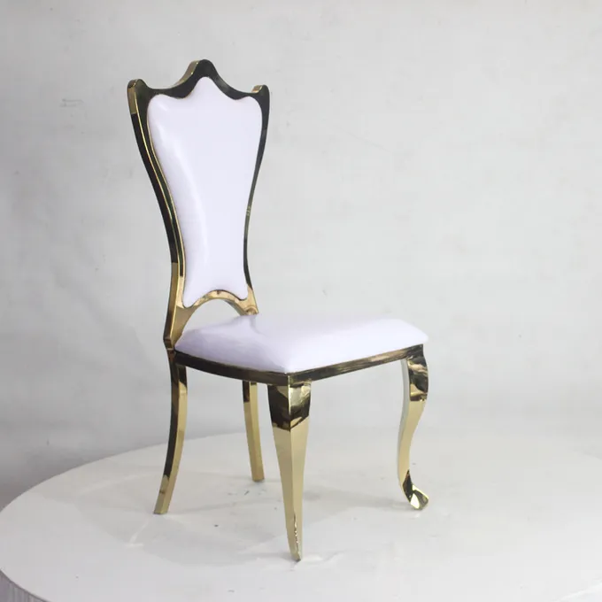 Wedding Crown Royal Chair Event Bride And Groom Chairs OEM Synthetic Leather 4