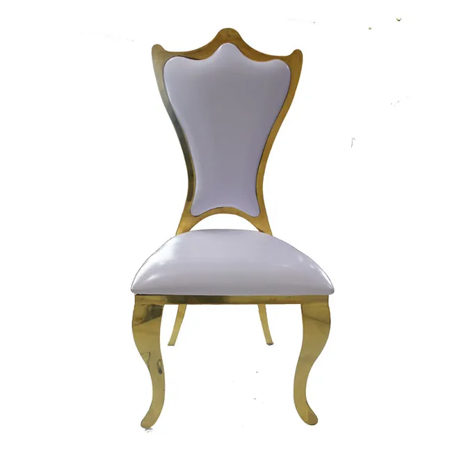 Wedding Crown Royal Chair Event Bride And Groom Chairs OEM Synthetic Leather 0