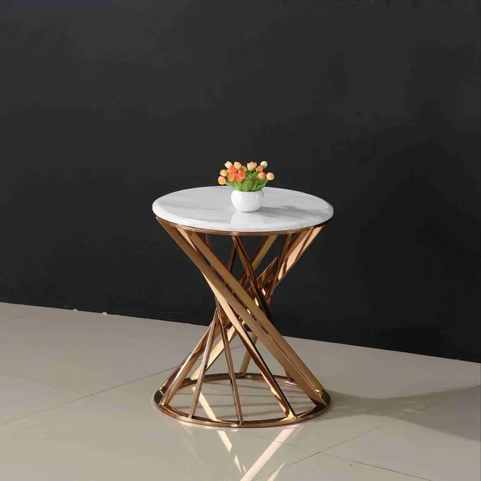 Decorative Plant Shelf Pub Table Chair Set Stainless Steel Flower Pot Stand For Event Party Wedding 0