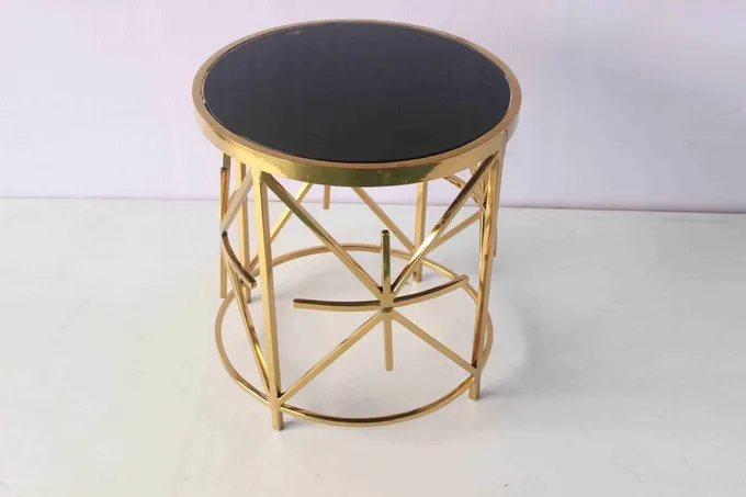 Deluxe Living Room Home Furniture Delicate Design Modern Side Table for Hotel 0